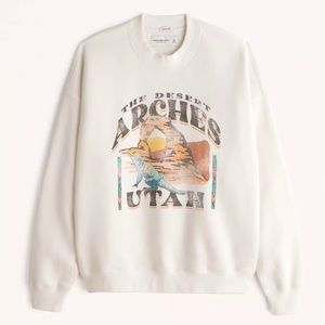 Abercrombie Utah Graphic Crewneck